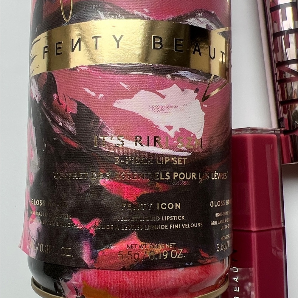 FENTY BEAUTY by Rihanna It's Riri Szn 3-Piece Lip Set Limited Edition - Picture 8 of 16